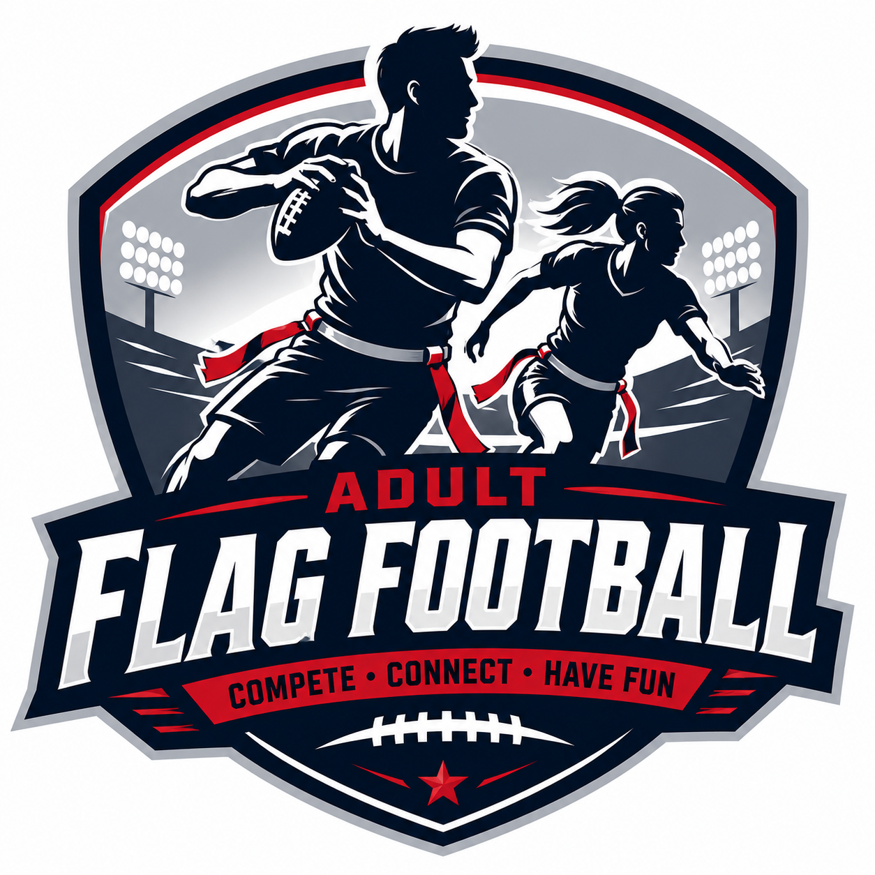 Adult Flag Football Logo