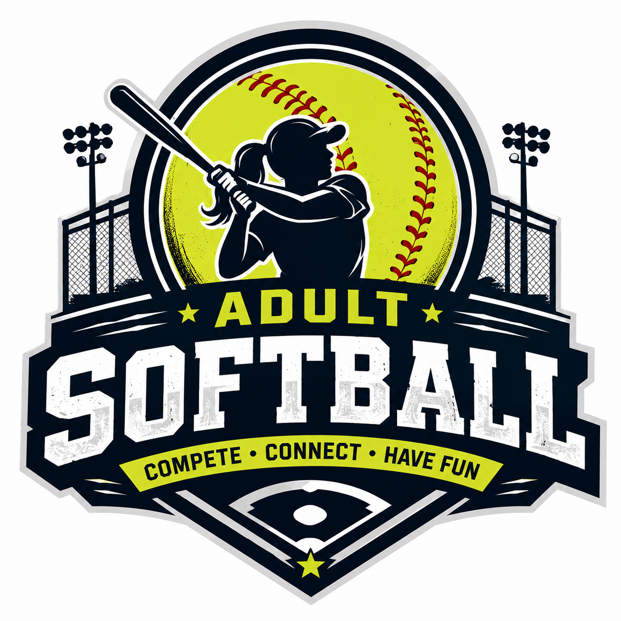 Adult Softball Logo
